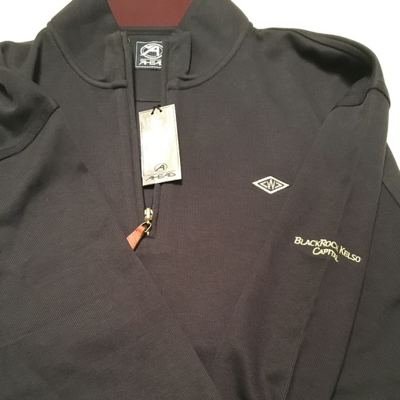 NWT Dark Navy Golf Fleece. Size:L - Picture 3 of 3